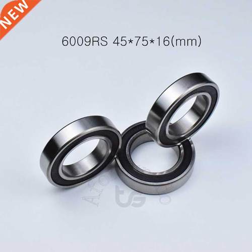 1pcs 6009RS 45*75*16(mm) chrome steel rubber Sealed High sp
