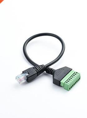 30cm RJ45 Connector RJ45 To Screw Terminal Cables Adaptor RJ