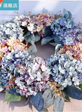 Hydrangea wreath Rattan Ging Decoration Photography Props We