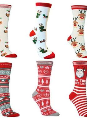 2021 New 1Pair Fashion Christmas Socks Santa Claus Gift Kids