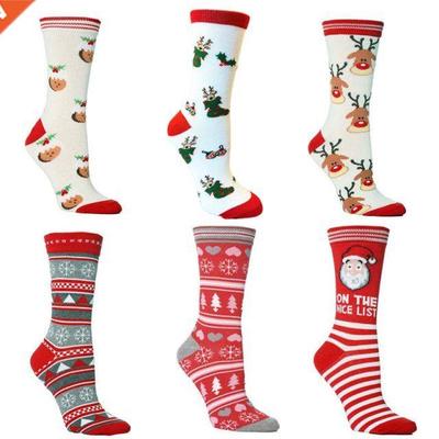 2021 New 1Pair Fashion Christmas Socks Santa Claus Gift Kids