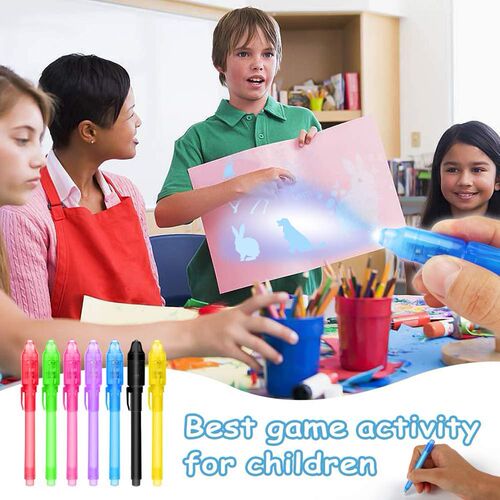 5 PCS/set Secret Pen Birthday Party Invisible Ink Pen With