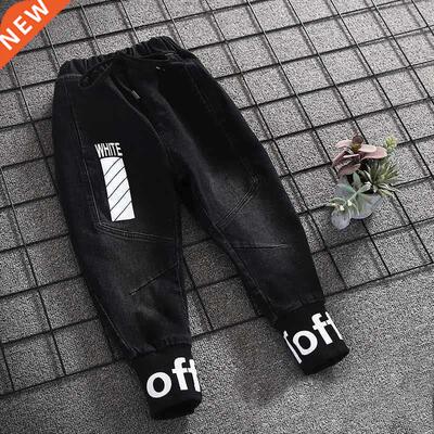 Winter Boys Jeans Thicken Boys Jeans Warm Kids Trousers Demi