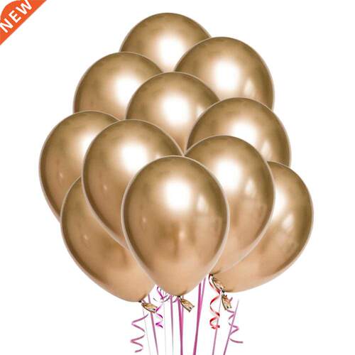 50pcs 10 Inches Latex Thicken Balloons Metallic Color Party