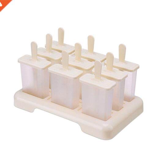 Ice Cream Mold Set Reusable Ice Cream Mold With Stick And Li