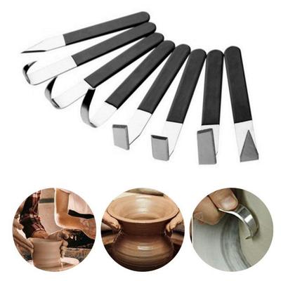 8pcs/set Pottery Ceramic Tool Clay Sculpture Modeling Hand C