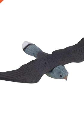 Large Owl Decoy Plastic Hawk Decoy Pest Control for Garden f