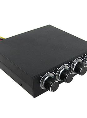 4 Channel 4 Pin Connector Blue LED PC Fan Controller