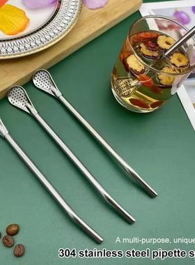 Tea Filter Yerba Mate Stainless Steel Tea Straws Bombilla Go