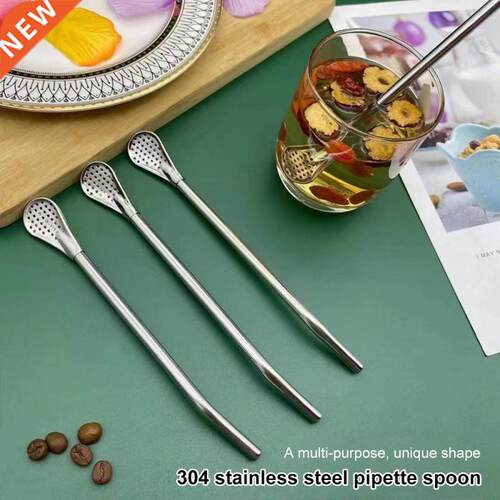 Tea Filter Yerba Mate Stainless Steel Tea Straws Bombilla Go