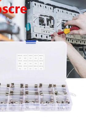 150pcs Glass Tube Fuse Assortment 6x0mm 0.5A/1A/2A/A/5A/8A