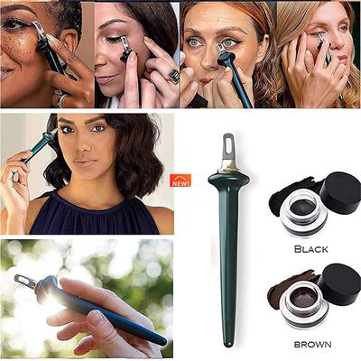 Reusable Silicone Eyeliner Brush Easy No-Skip Eyeliner Wapro