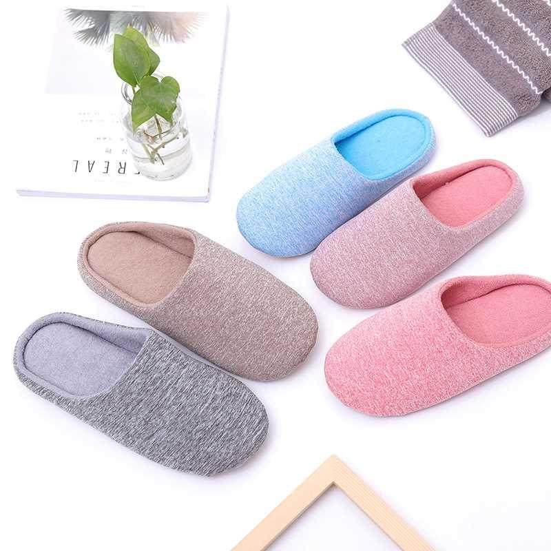 Winter Indoor Women Slippers House Plush Soft Cotton Slipper