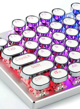 104Pcs/Set Keycaps Retro Anti-deform ABS Mechanical Circular