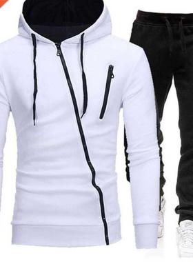 Men Sets Hooded Hoodies+Pants Outfit Male Tracksuit Suits Sp