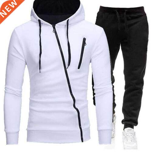 Men Sets Hooded Hoodies+Pants Outfit Male Tracksuit Suits Sp