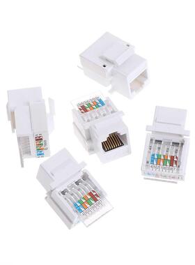 5Pcs UTP RJ45 CAT5E Module Tool-free Socket Module For Netwo
