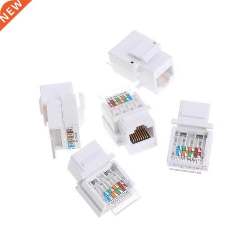 5Pcs UTP RJ45 CAT5E Module Tool-free Socket Module For Netwo