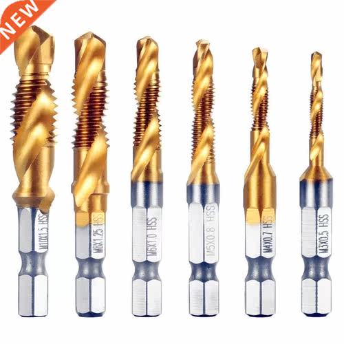 Hexagon Shank Screw Thread Metric Tap Drill Bits Screw Machi