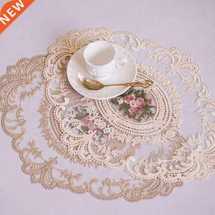 1Pcs for Dining Table Embroidery Craft Placemat European Sty