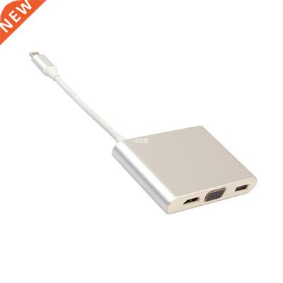 Multifunctional Type C USB 3.1 to VGA/4K HDMI/RJ45 Gigabit E