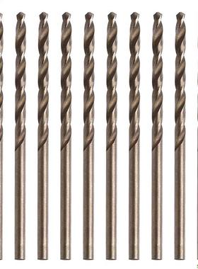 10Pcs 2.5mm M35 Round Shnk HSS-Co Coblt Twist Drill Spirl
