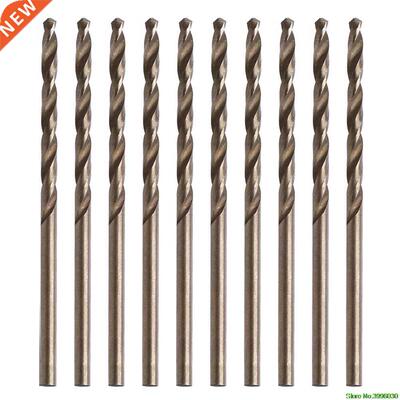 10Pcs 2.5mm M35 Round Shnk HSS-Co Coblt Twist Drill Spirl