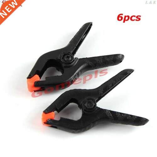 6 PCS Hard Plastic Micro Spring Clamps Set DIY Tools Grip Cl