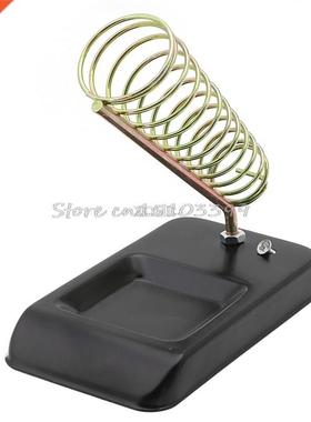 Useful Soldering Iron Metal Stand Holder Safety Protect Base