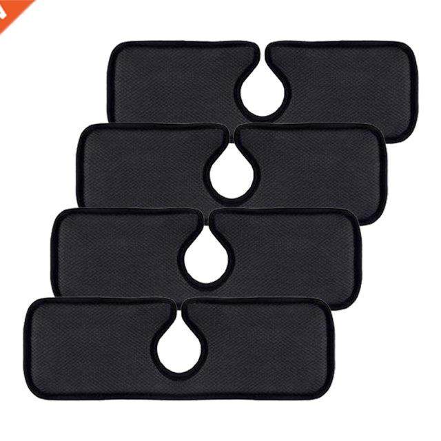 4Pcs Kitchen Sink Mat Absorbent Washable Backsplash Guard Sp
