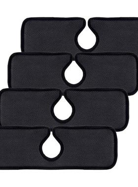 4Pcs Kitchen Sink Mat Absorbent Washable Backsplash Guard Sp
