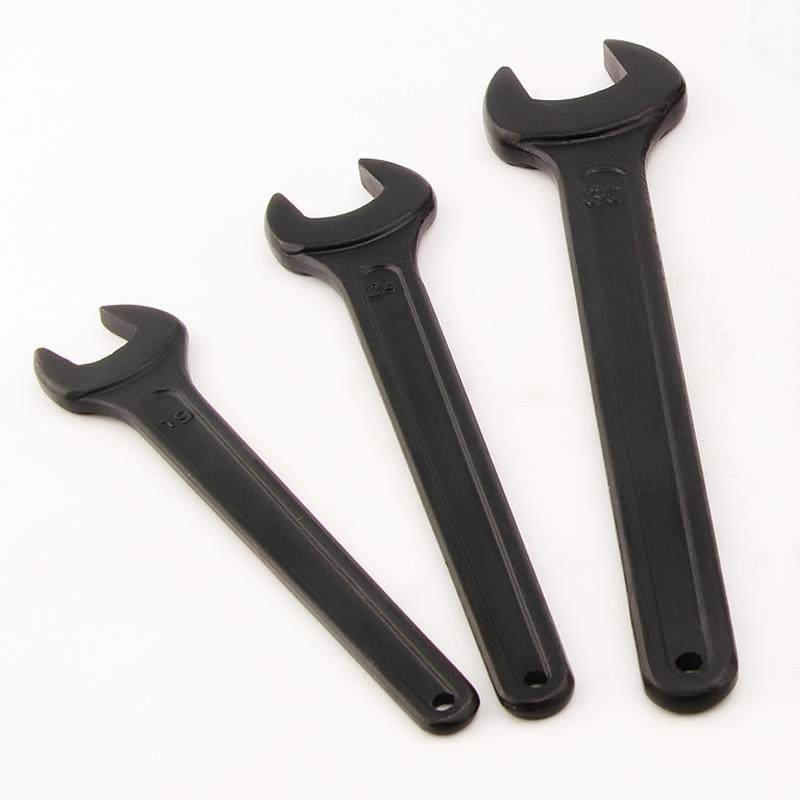 Heavy Duty Single Open End Wrench Black Spanner 14mm 16mm 17