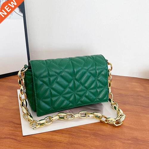 2022 Fashion Plaid Shoulder Bag Thi Chain Underarm Bags Fo