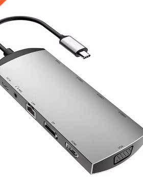11 in 1 USB-C Type C HUB USB 3.0 2.0 Multi 11 Ports Docking