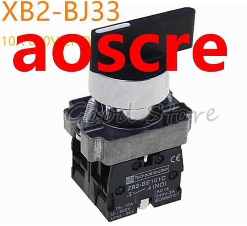 XB2-BJ ON-OFF-ON -Position 20A 600V Latching Rotary S