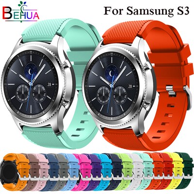 Watchbands 22mm Sport Silicone Strap Band For Samsung Gear