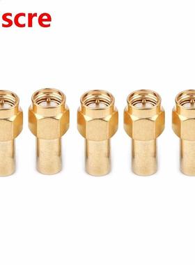 5pcs DC-GHZ RF Coaxial Adapter SMA-male Plug Termination Du