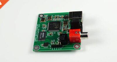 2pcs CM6631A USB to Coaxial and Optical Fiber SPDIF I2S Conv