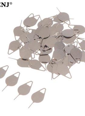 50pcs Sim Card Tray Removal Eject Pin Key Tool Stainless Ste