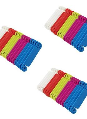 60 Pcs Cable Tags Cable Management Tags Multicolor Cable Lab