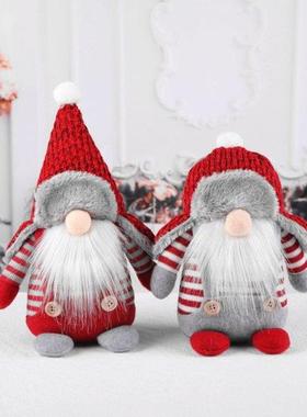 Christmas Swedish Gnome Santa Plush Toys Doll Ornaments Holi