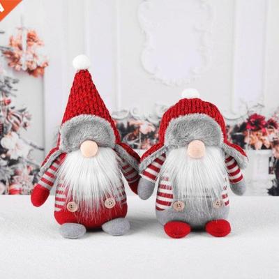 Christmas Swedish Gnome Santa Plush Toys Doll Ornaments Holi