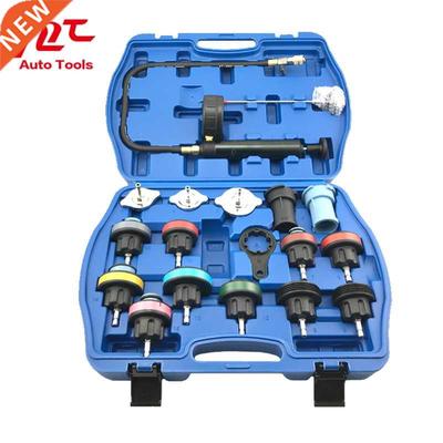 18pcs nversal Radator Pressure Tester Tool Kt Coolng Sys