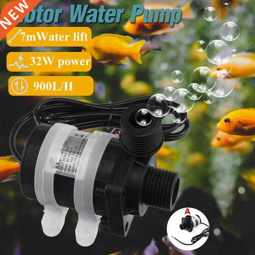 Ultra Quiet DC 12V 32W Lift 7M 900L/H Brushless Motor Subme