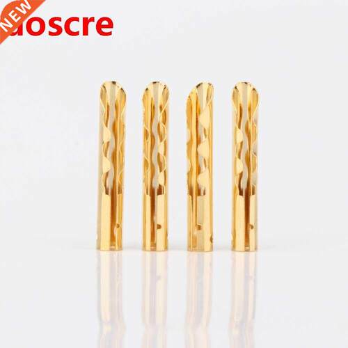 20Pcs BA1421 Gold Copper Audio BFA Z-Type 4mm Banana Plug Sp