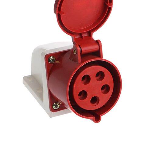 2A 5pin Industrial Wall Socket Plug 240-415V Weatherproof I