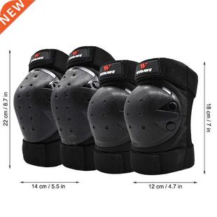 EVA Sports Elbow Knee Shin Armor Geer Guard Pads Protector f