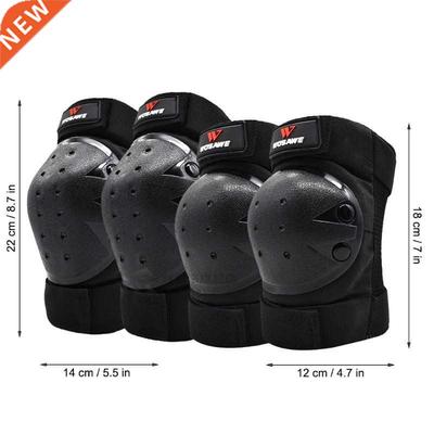 EVA Sports Elbow Knee Shin Armor Geer Guard Pads Protector f