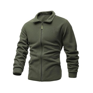 Slim Double Sweater Tactical Jacket Fleece Men Faced