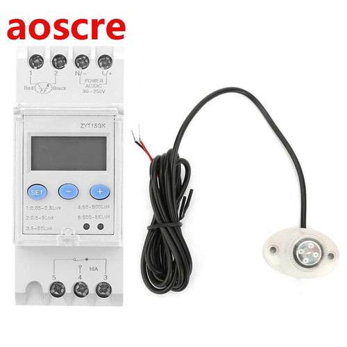 Smart Light Switch 90-250V Street Lamp Light Switch Controll